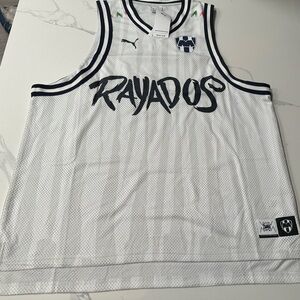 Monterrey Rayados Liga MX Men’s Authentic Puma Hoops Jersey (XL) Retails for $75